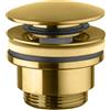 Fortis scarico Push-Open & Always-Open in uno, 50945ETSRBG, Universal oro spazzolato [Rubinetteria Bagno > Sistemi di Scarico]