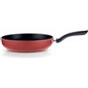 Fissler Cenit Red/Padella in alluminio rivestito (Ø 24 cm) antiaderente bordo alto - induzione
