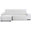 ECOMMERC3 | Copridivano elasticizzato per chaise longue normale sinistra - copridivano Chaiselong bianco con elastici regolabili, compatibile con divani ad angolo sinistro o destro