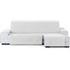 ECOMMERC3 | Copridivano elasticizzato per chaise longue normale destra, copridivano Chaiselong bianco con elastici regolabili, compatibile con divani ad angolo sinistro o destro