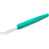KnitPro Waves Uncinetto - Uncinetto da 6,5 mm, impugnatura ergonomica morbida, impugnatura in gomma morbida per mani artritiche, ferri da uncinetto leggeri e comodi per lavorare a maglia, acquamarina
