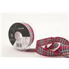Berisfords 7622 Nastro Tartan Tradizionale 25 m x 25 mm, Clan Royal Stewart