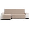 ECOMMERC3 | Copridivano Chaiselong Normale Sinistra Regolazione Elastico - Copridivano Chaiselong Normale Sinistra per schienale, seduta e braccia, colore Beige