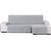 ECOMMERC3 | Copridivano elasticizzato per chaise longue normale destra - copridivano Chaiselong grigio con elastici regolabili, compatibile con divani ad angolo sinistro o destro