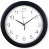 Hama Orologio da parete radio Tenerife (orologio radio DCF, diametro 30 cm, indicatore orario extra grande, orologio da parete analogico, con lancette ore, minuti e secondi, copertura in vetro,