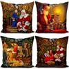 HUASHUZI decorazioni natalizie addobbi natalizi natale cuscini natalizi cuscino 40 x 40 cm natalizio per la casa christmas decorations xmas cushion covers pillow