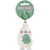 NICI- Portachiavi MOLANG con Trifoglio 8cm, Colore Bianco, 48870
