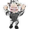 Record - Gioco per Cani in Peluche Muscolossi con Squeaker e Sezione Dura per Pulizia Dentale - Stimola l'Interesse e Resiste a Morsi Intensi | Zebra, 25 cm