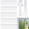 FIHODONE Ganci Adesivi di Rete per Gatti Balcone, 60 Pezzi Gancio Adesivo per Rete Gatti Balcone, 3M Ganci di Rete Balcone per Gatti Intemperie, Senza Foratura (Senza Reti per Balcone per Gatti)