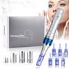 TopDirect Dr.pen A6 Ultima, Elettrico Dermapen Microneedling 0,25-2,5mm regolabile, Derma Roller Pen per Rughe, Smagliature, Cicatrice, Ringiovanimento con 2x 12PIN, 2x 36PIN, 2x Nano Round Cartucce