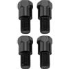 Be In Your Mind 4 pezzi M10 32mm Adattatore per supporto specchio moto M10 destro e sinistro 10mm a 10mm Viti di montaggio per manubrio con regolazione dell'altezza della filettatura inversa per moto