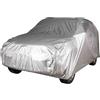 Logei® Telo Copriauto per SUV Copertura Auto Impermeabile Anti UV in Taffettà Oxford 150D con Elastico Argento 508 * 195 * 152 cm
