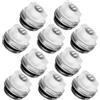 Schläfer 7046010 | Valvola di Sicurezza di Sfiato manuale per Termosifone, Scarico Sfogo Aria Radiatore Riscaldamento 1/2, Valvola di Sicurezza per Caloriferi e Termoarredo in Ottone. 10PZ
