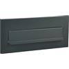HardwareStore - Coperchio per cassetta postale ANTRACITGRAU 310x135, formato C4, RAL 7016, montaggio dall'interno, copertura per esterni - resistente agli agenti atmosferici e alla corrosione