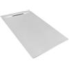 Bagnoexpert Piatto doccia 70x120 h.2,8 in marmoresina bianco Vilnius