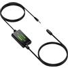 LiNKFOR 3.5mm a SPDIF Convertitore Supporta 48KHz Convertitore Audio Analogico-Digitale con Cavo Ottico (3ft/1m) Cavo Maschio da 3,5 mm a Ottico per Televisori Computer Proiettori Console di Gioco