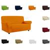 Home Tresor - Copridivano 1 Posto Elasticizzato | Copripoltrona Elasticizzato Universale Antiscivolo e Antimacchia Color Arancio