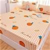 Odot Set Lenzuolo e Federa, Lenzuolo Coprimaterasso con Angoli profondità Lenzuola sotto per Bambino Adulto, Singolo Matrimoniale e Una Piazza e Mezza (150x200x30cm,Frutta Arancia)