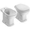 CERAMICA GLOBO - PAESTUM set a terra wc + bidet + coprivaso chiusura soft rallentata bianco lucido - PA001 + PA002 + PA029