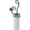 CERAMICA GLOBO - PAESTUM portascopino a parete con contenitore in ceramica - PA042