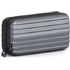 stardis Trousse per cosmetici con guscio rigido, da donna, da uomo, da toilette a forma di valigia, impermeabile, mini valigetta per donne, uomini, bambini, Basalto-grigio, taglia unica, Beauty case