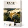 Paperfast 5 pz Earth Classic White - Carta riciclata - formato A4 21x297cm 80gr per ufficio, stampa e fotocopie