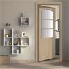 Leroy Merlin Porta battente Cedar Vetrata beige L 70 x H 210 cm sinistra