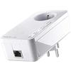 Devolo Magic 1 LAN 1-1-1 Adattatore CPL ultra-puissant fino a 1200 Mbits/S, con presa di corrente integrata, Bianco (versione francese)