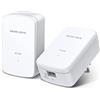 Mercusys TP-Link MP500 KIT Powerline Kit Homeplug AV2 Fino a 1000Mbps, 1 Porta Gigabit, Plug & Play, Compatibile con Tutti i Router, Tecnologia Powerline