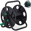 Relaxdays Avvolgitubo dell'Acqua, Attacco 1/2, Bobina Riavvolgi Tubi da 30 m, Accessori per Irrigazione, Nero Verde