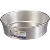 Baldassare Agnelli Pentole Agnelli Linea Pasticceria e Pizza Tortiera Conica in Alluminio con Orlo (H 8 Cm), Argento, 30 cm