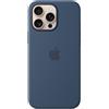 Apple Custodia Apple con Magsafe in Silicone per iPhone16 Pro Max 15.9cm Denim [MYYU3ZM/A]