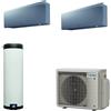 Daikin Multi+ 9+12+120 LT FTXJ25AS FTXJ35AS EKHWET120BV3 4MWXM52A Dual Trial Quadri Split Bluevolution EMURA3 R-32