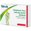 TEVA B.V. Diclofenac Teva 10 Cerotti Medicati 140mg