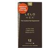 LELO HEX Respect XL Preservativi Grandi Extra Rinforzati, Profilattici Sottili e Robusti in Lattice, Diametro 58 mm (Confezione da 12)