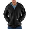 Carhartt Loose Fit Midw Full-Zip Sweatshirt Black Felpa Zip Cap Nera Uomo