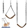 Toddmomy Set Di Toelettatura Per Cani Kit Completo Con Cinghia Regolabile Forbici Durevoli E Pettine Accessori Per Toelettatura Nylon Massima Flessibilità