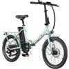 Fafrees F20 Lasting Bici Elettrica Pieghevole, Motore 250W, Batteria 36V 18.2Ah, Pneumatici 20*1.95'' - Verde Menta