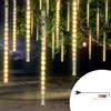 Wisdom Pioggia di meteore luminose da 288 Led Bianco Caldo Wisdom