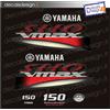 Adesivi motore marino fuoribordo Yamaha 150 cv HPDI Vmax SHO barca stickers