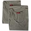 RAGNO Confezione 2 Canottiere Uomo Cotone Spalla Larga Bipack Articolo 601412, 318B Argento Bipack, XXL