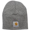 Carhartt Knit Beanie, Cappello A Cuffia Uomo, Heather Grey, Taglia unica
