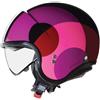 Nolan Casco Moto Jet Nolan N21 06 BICROMO 346 Nero Viola Rosso Luc