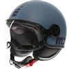 Momo design Casco Moto Jet Momo Design FGTR CLASSIC Mono Dusty Opaco Blu