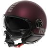Momo design Casco Moto Jet Momo Design FGTR EVO Mono Amarena Silver