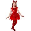 W WIDMANN MILANO Party Fashion - Costume da diavoletto per bambini | Abito e corna in stile Satana per Halloween, Carnevale e feste a tema Inferno