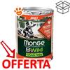 Monge Bwild Dog Adult Grain Free Tacchino Zucca e Zucchine - Lattina Da 400 Gr - CONFEZIONE RISPARMIO