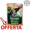 Monge Bwild Dog Puppy Grain Free Anatra Zucca e Zucchine - Lattina Da 400 Gr - CONFEZIONE RISPARMIO