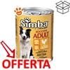 Monge Simba Dog Adult Pollo e Tacchino - Lattina Da 415 Gr - CONFEZIONE RISPARMIO