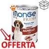 Monge Dog Fresh Adult Agnello - Lattina Da 400 Gr - CONFEZIONE RISPARMIO